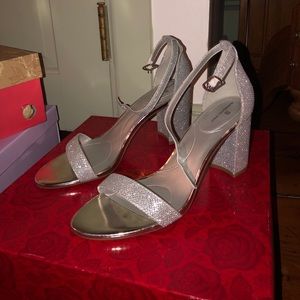 Silver heels